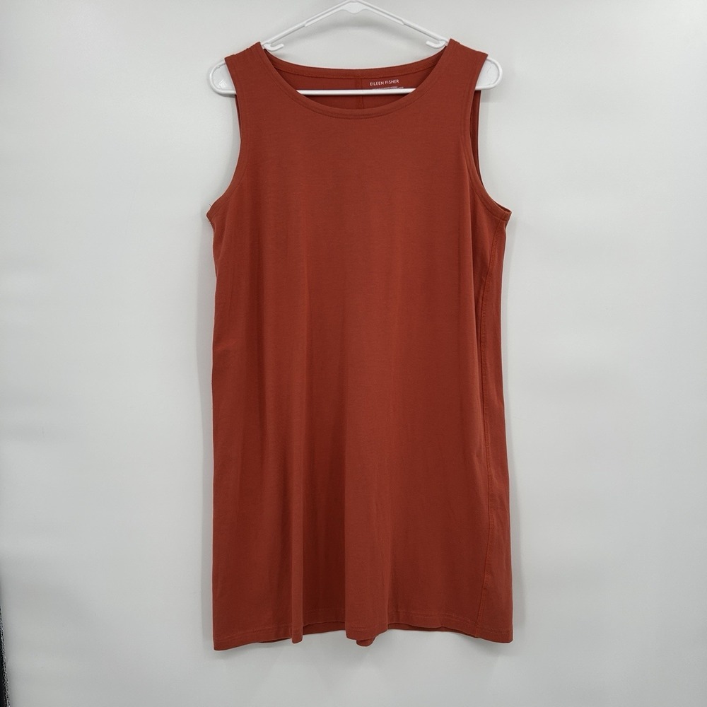 Eileen Fisher Womens Sleeveless‎ Minimalist Tank Dress Size S Travel Lagenlook